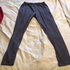 Gray girls leggings Medium (10/12) elastic waist band